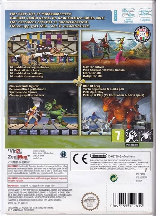 Medieval Games - Nintendo Wii (B Grade) (Genbrug)